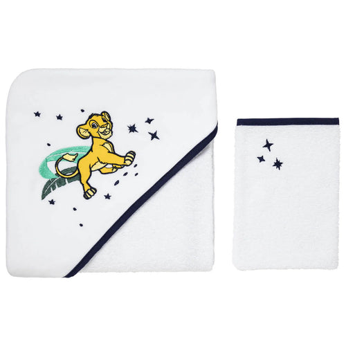 Parure de bain 80x80cm - LE ROI LION