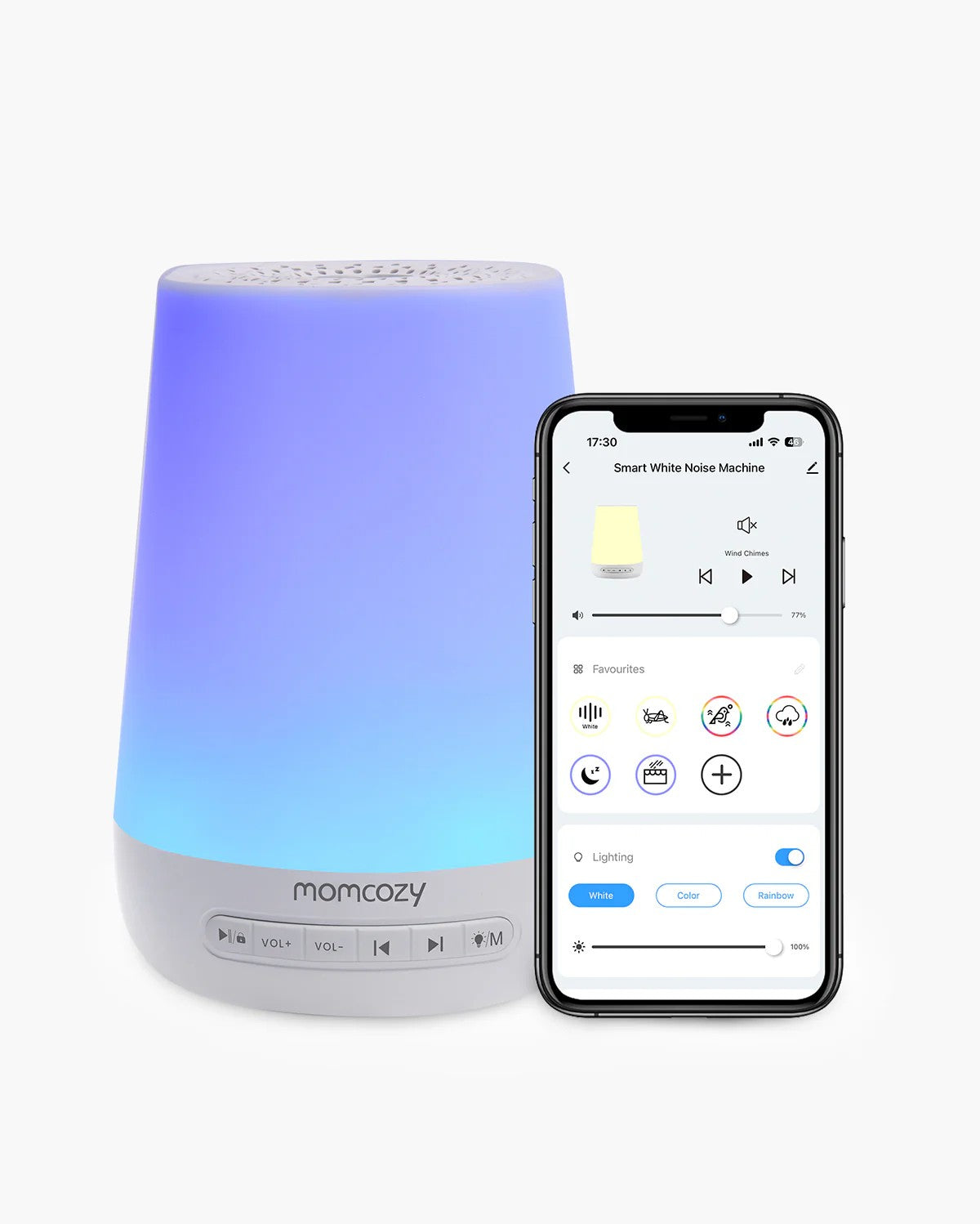 Machine à sons pour bébé – Contrôle via application
