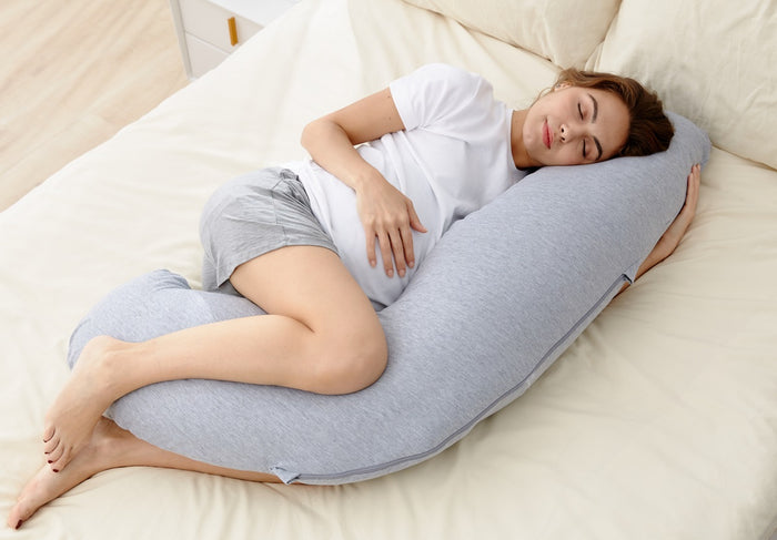 Coussin de maternité Momcozy en forme de J