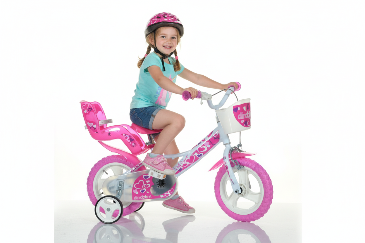 Vélo 12 pouces fille 2-4ans