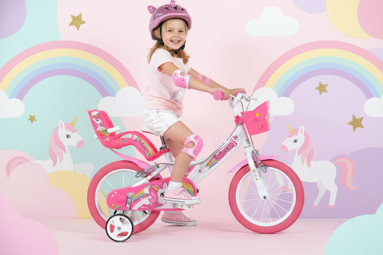 Vélo 14 pouces Licorne 4-6ans