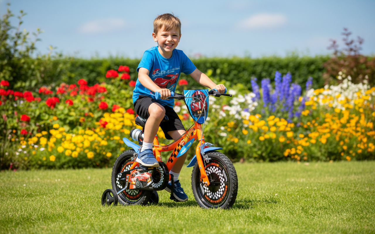 Vélo 16 pouces Hot Weels 5-7ans