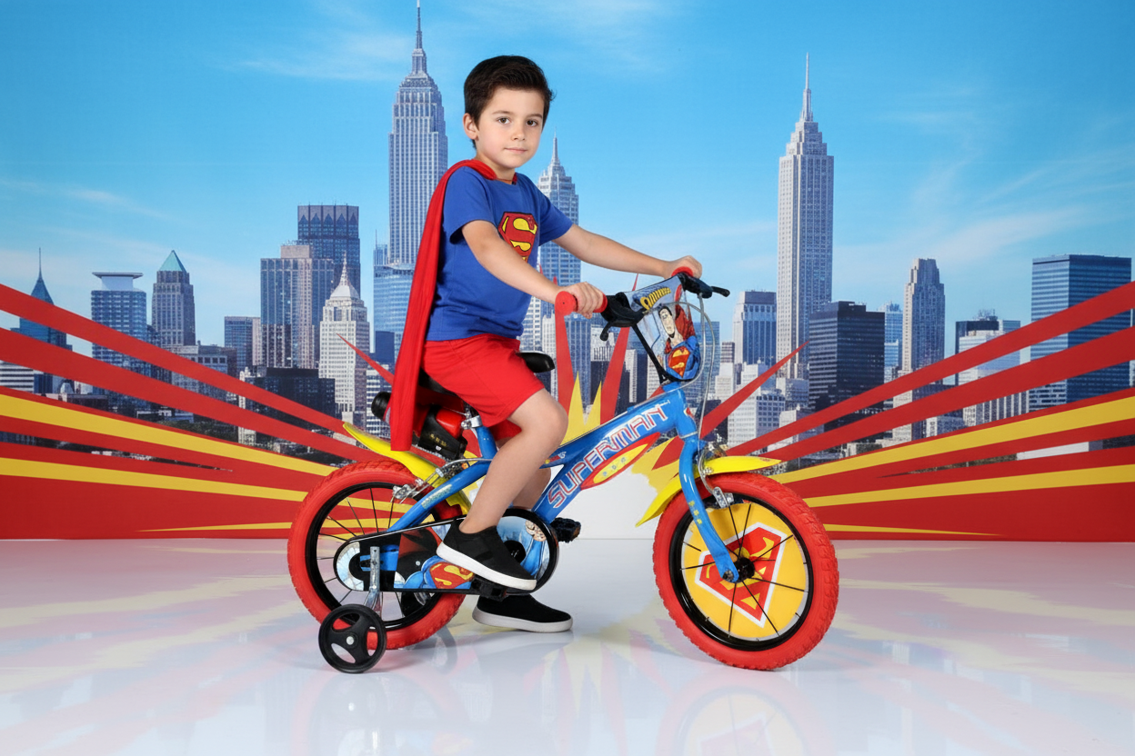 Vélo 16 pouces Superman 5-7ans