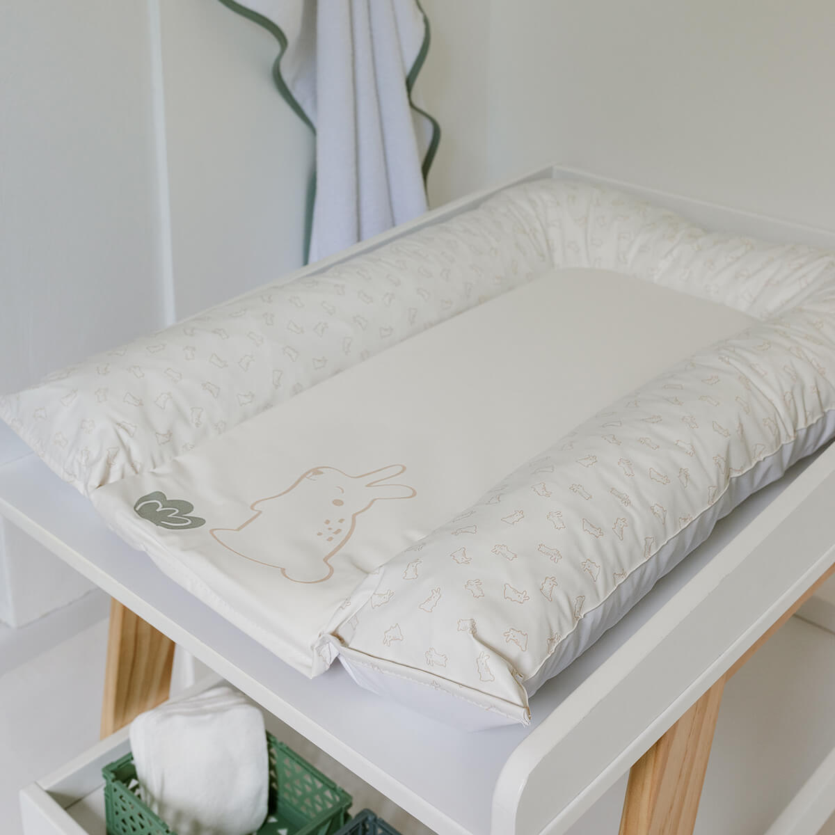 Matelas à langer Babycalin Greenland lapins