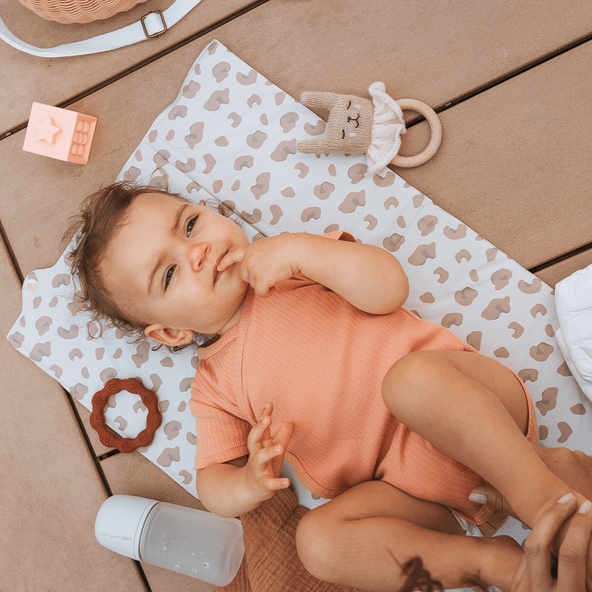 Tapis à langer nomade Babycalin Léopard