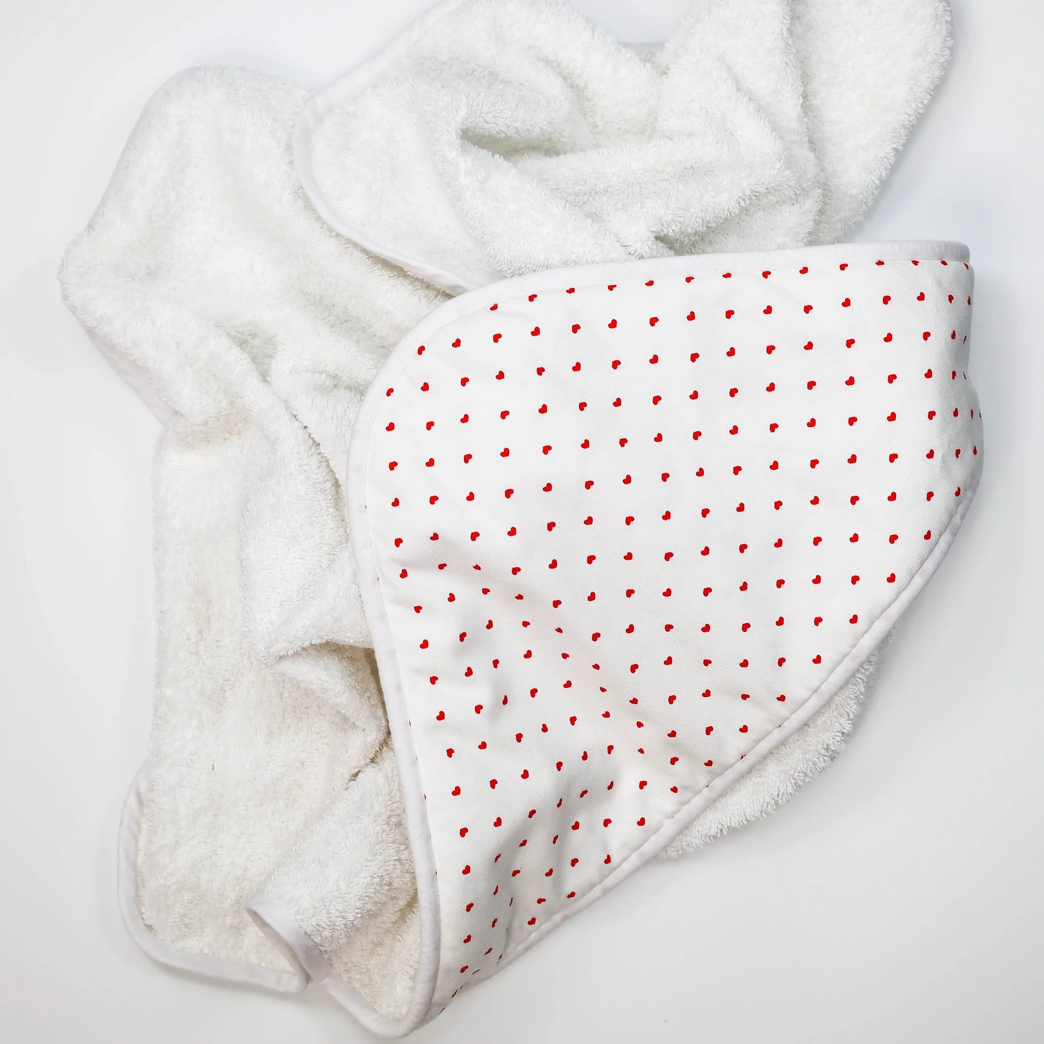 Parure de bain petit cœur