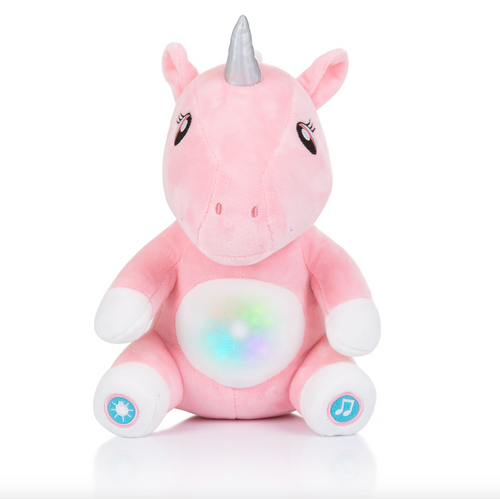 Peluche apaisante Lampe et Musique LICORNE