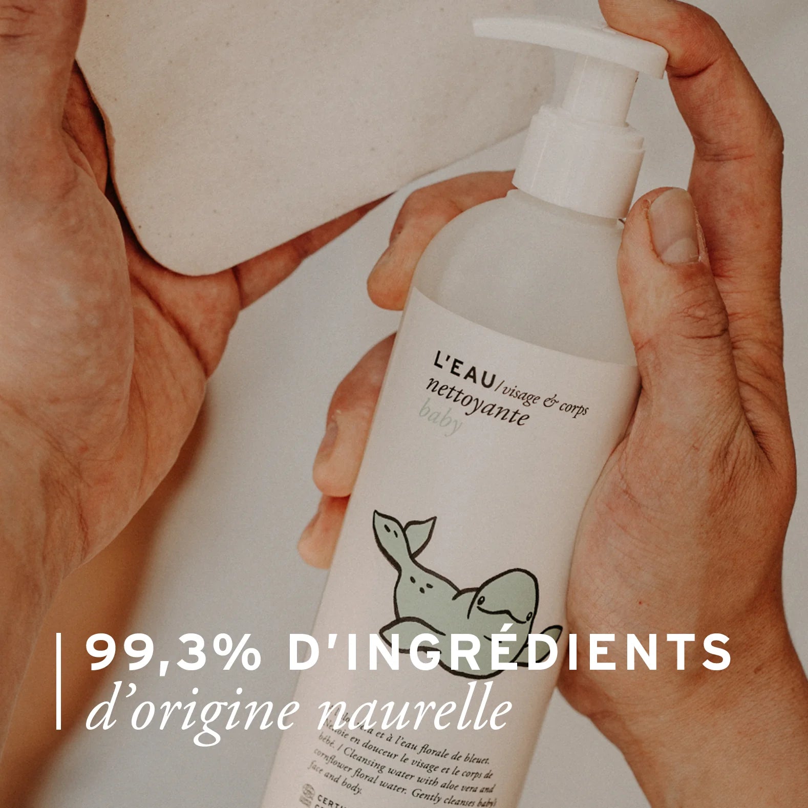 L'Eau Nettoyante Bébé JOONE à l'extrait d'aloe vera