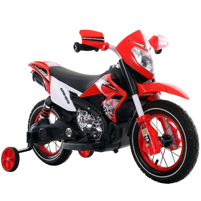 Super moto électrique rouge