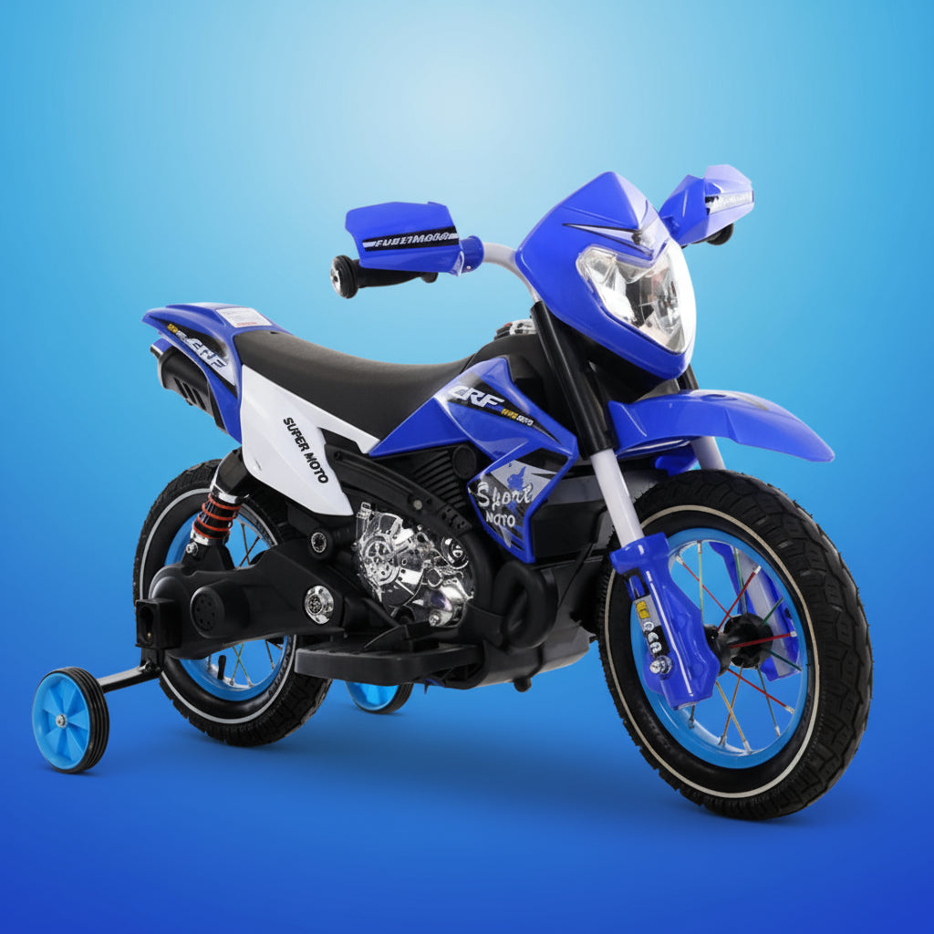 Super moto électrique rouge