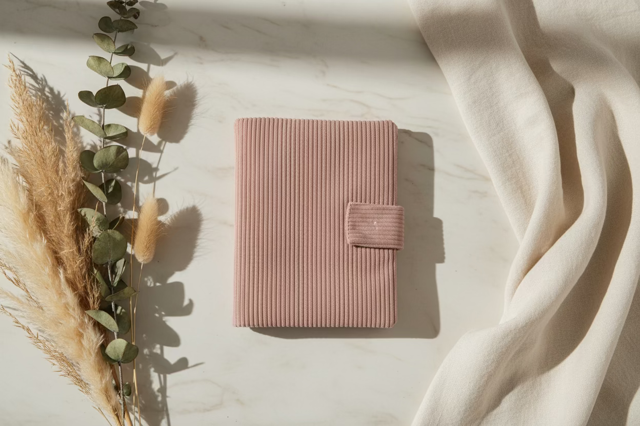 Protège carnet de santé velours