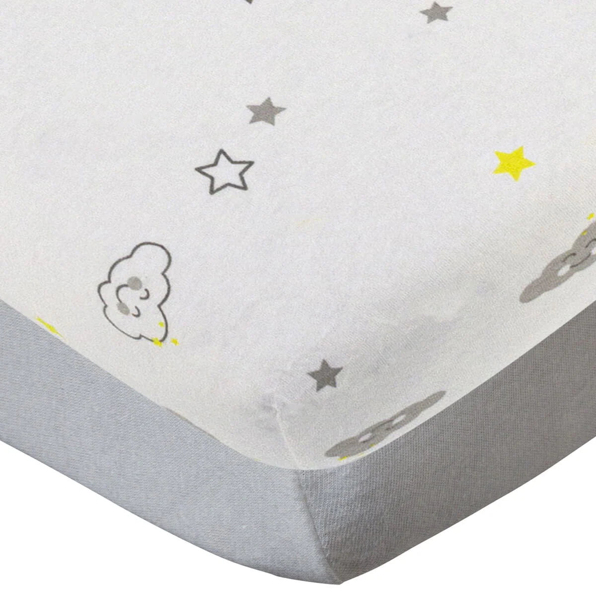 Lot de 2 draps housse NUAGES