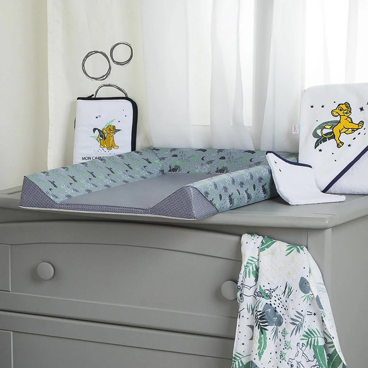 Matelas à langer luxe Roi Lion