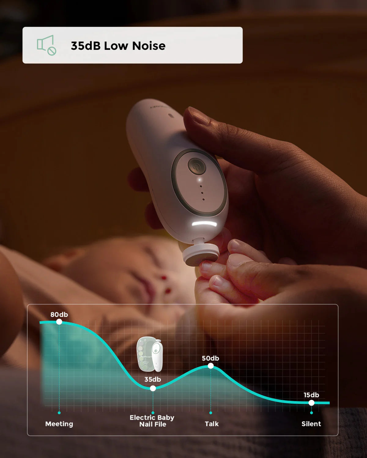 Lime à ongles électrique Momcozy