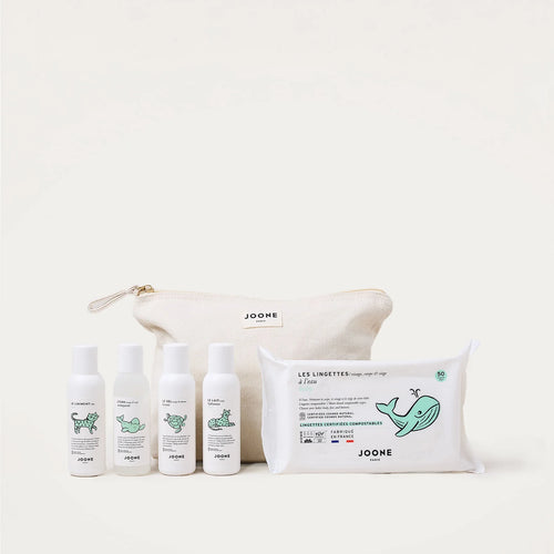 La trousse de voyage JOONE avec lingettes eau