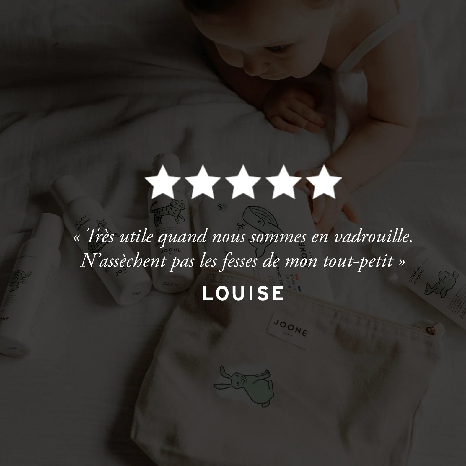 La trousse de voyage JOONE avec lingettes eau