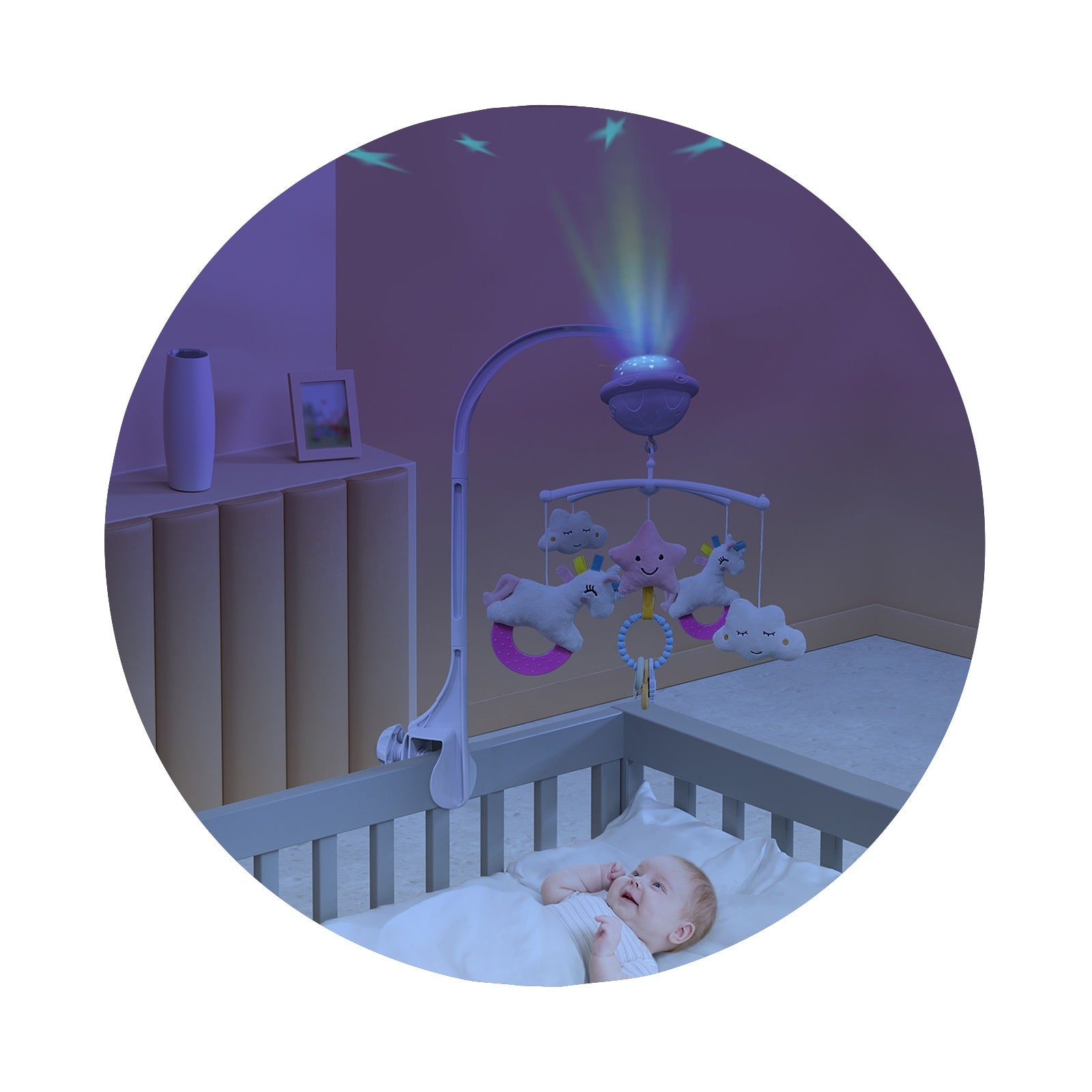 Mobile musical et lumineux LICORNE