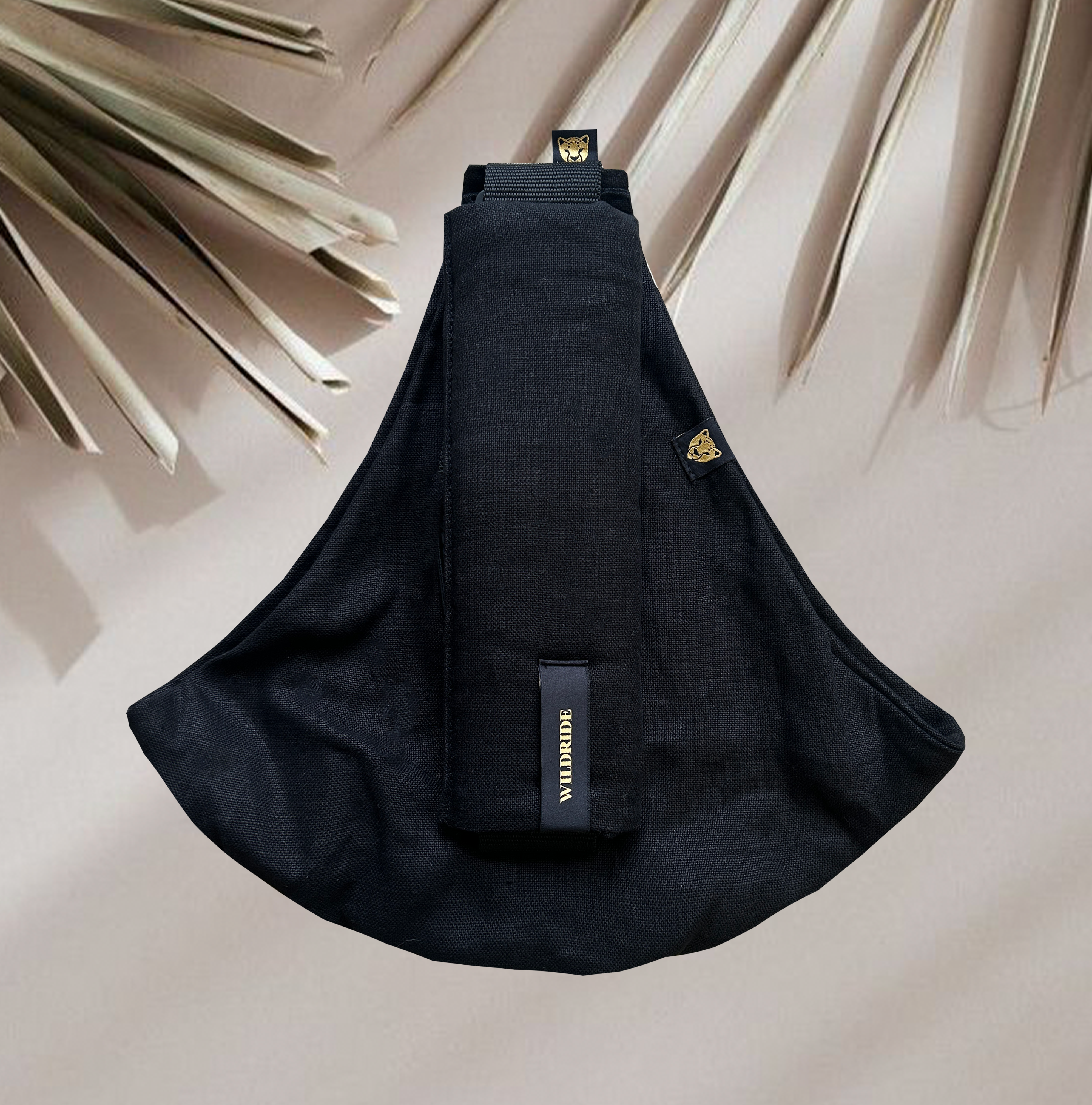 Porte-bébé pour grand enfant Noir en Lin