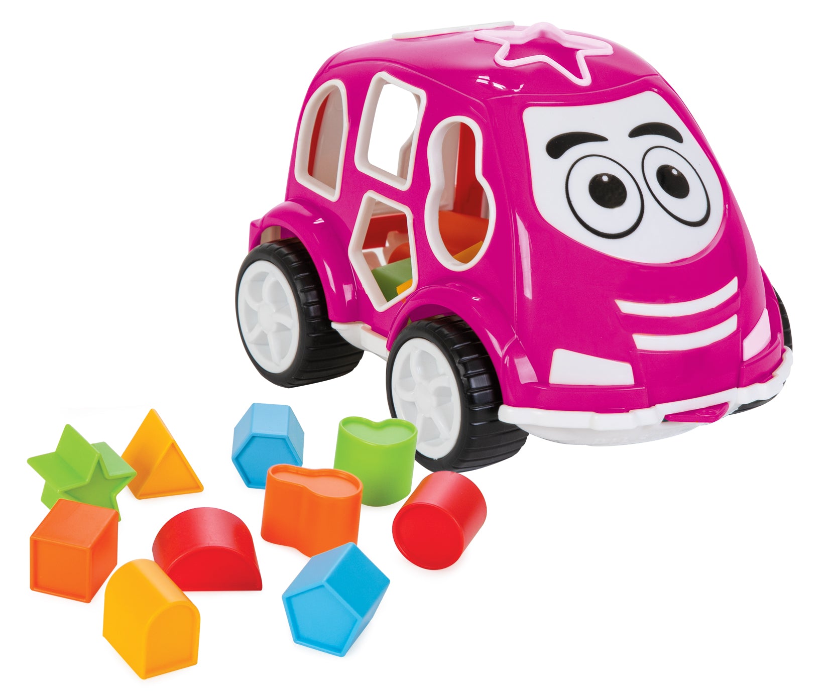 Voiture trieuse de formes