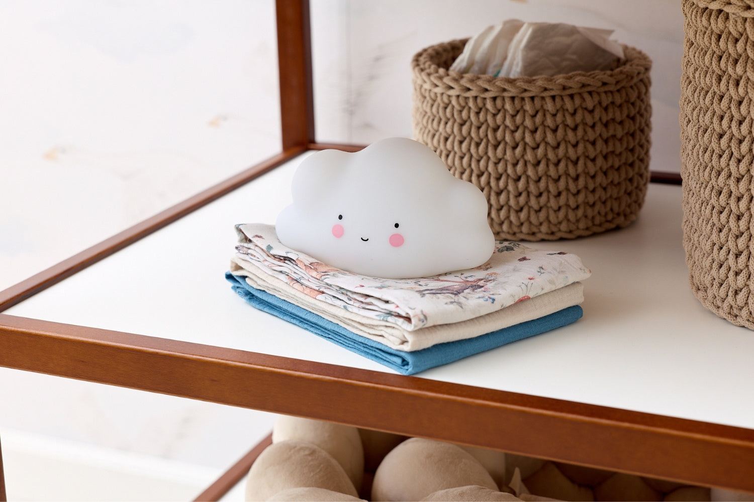 Table à langer Swan finition vintage